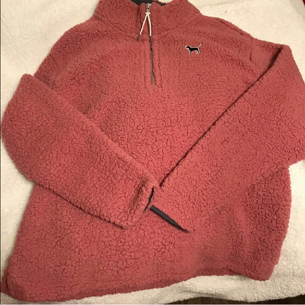 💫Final Drop💫VS PINK SHERPA PULLOVER